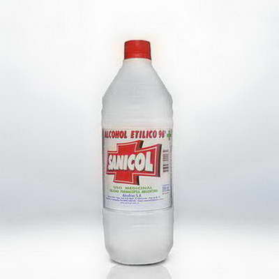 ALCOHOL .SANICOL 96 ( BULTO X 20 ) X 500 CM3